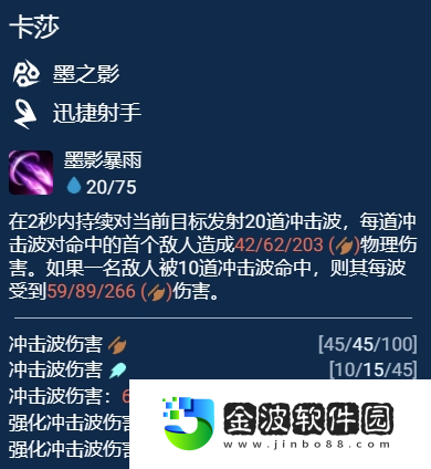 《云頂之弈手游》s11墨之影卡莎陣容攻略
