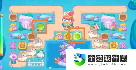 《保衛(wèi)蘿卜4》嗨釣度假島第14關(guān)通關(guān)攻略