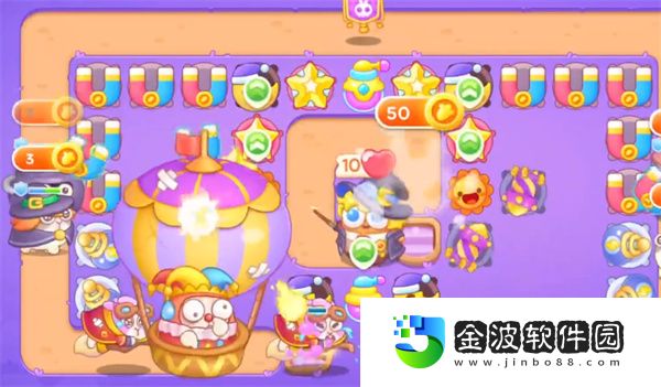 《保衛蘿卜4》阿波與魔法寶藏第54關攻略