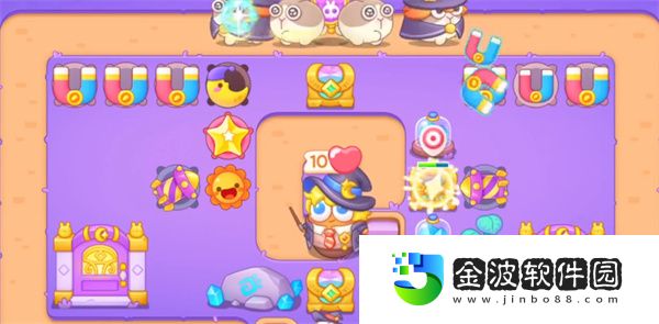《保衛蘿卜4》阿波與魔法寶藏第54關攻略