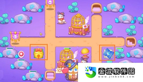 《保衛(wèi)蘿卜4》阿波與魔法寶藏第57關(guān)攻略